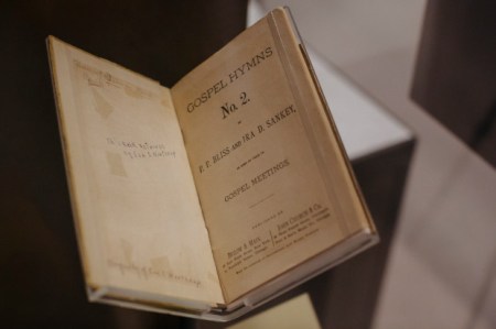 A pillowcase embroidered by by generations of slaves and their free descendants, one of many artifacts at the new National Museum of African American History and Culture, on the National Mall in Washington.