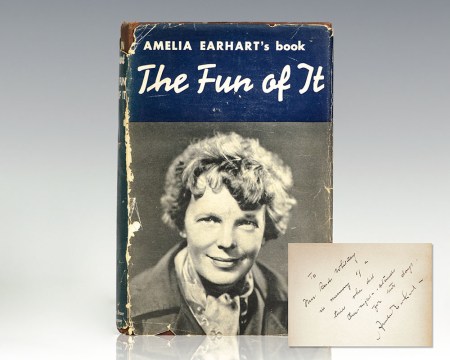 the-fun-of-it-amelia-earhart-first-edition-signed-rare-books